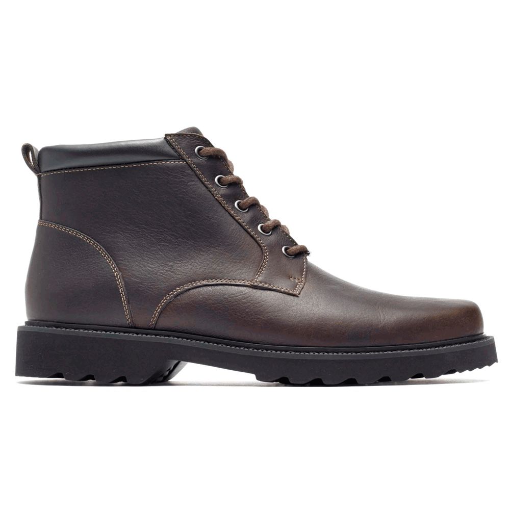 Rockport Northfield Waterproof Plain Toe - Mens Ankle Boots - Chocolate - NZ (GSF-064328)